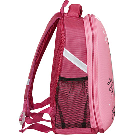 Ранец Комус Класс Light Friendly Cats анатомический розовый с двумя отделениями