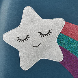 Ранец Комус Класс (№1 School) Звезда синий с двумя отделениями