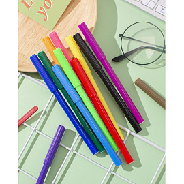 Фломастеры №1 School Отличник 12 цветов с вентилируемыми колпачками смываемые