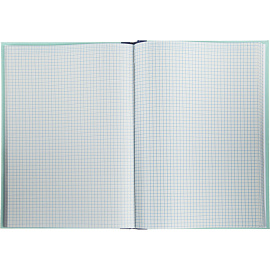 Книга учета 96 листов А4 в клетку на сшивке блок газетная бумага (обложка - плотный картон)