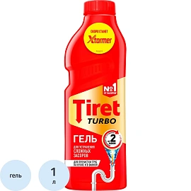 Средство для прочистки труб Xtormer Turbo (Tiret Turbo) гель 1 л