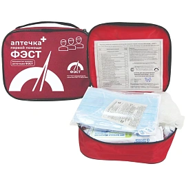 Аптечка первой помощи работникам ФЭСТ (приказ № 1331н, текстильный футляр, с наполнением)