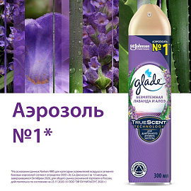 Освежитель воздуха Glade Безмятежная лаванда 300 мл