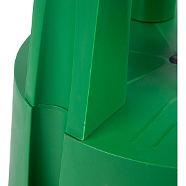 Стремянка-табурет пластиковая 2 ступени Комус зеленая