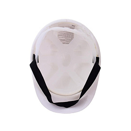 Каска защитная Еланпласт Европласт белая с ленточным механизмом (К-03)