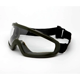 Очки защитные закрытые универсальные Еланпласт прозрачные с прямой/непрямой вентиляцией панорамного типа (очк 601)