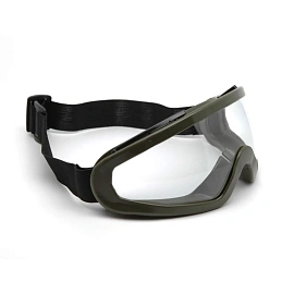 Очки защитные закрытые универсальные Еланпласт прозрачные с прямой/непрямой вентиляцией панорамного типа (очк 601)