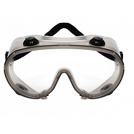 Очки защитные закрытые слесарные Еланпласт прозрачные с непрямой вентиляцией (очк 1402)