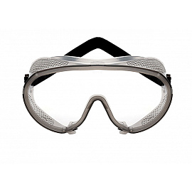 Очки защитные закрытые слесарные Еланпласт прозрачные с прямой вентиляцией (очк 1403)