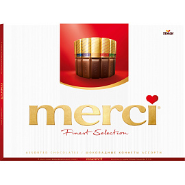 Конфеты шоколадные Merci ассорти 675 г