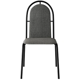 Стул офисный Селена СМ-7/23 серый (ткань, металл черный)