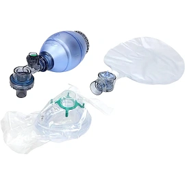 Мешок АМБУ Медплант 500 мл одноразовый размер маски №3 (детский)