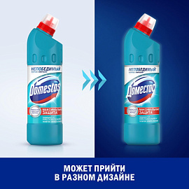 Средство для сантехники универсальное с дезинфицирующим эффектом Доместос Свежесть Атлантики 500 мл