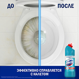 Средство для сантехники универсальное с дезинфицирующим эффектом Доместос Свежесть Атлантики 500 мл