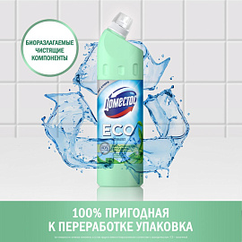 Средство для сантехники чистящее Domestos Свежесть моря 0.75 л для уборки туалета и ванной/для чистки ванн и душевых