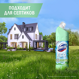 Средство для сантехники чистящее Domestos Свежесть моря 0.75 л для уборки туалета и ванной/для чистки ванн и душевых