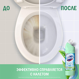 Средство для сантехники чистящее Domestos Свежесть моря 0.75 л для уборки туалета и ванной/для чистки ванн и душевых