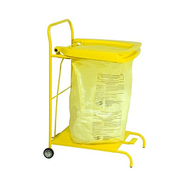 Тележка-стойка Медком для транспортировки медицинских отходов с помощью пакетов