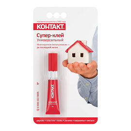 Клей универсальный Контакт супер-клей 3 г
