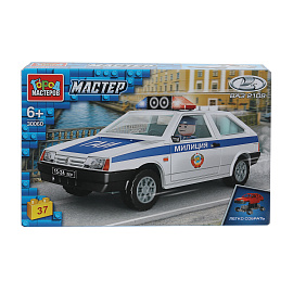 Конструктор пластиковый "АВТОМОБИЛИ", 28-42 детали, ГОРОД МАСТЕРОВ