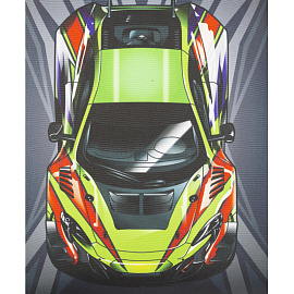 Ранец №1 School X-treme анатомический черный неоновая подсветка корпуса на пульте д/у с двумя отделениями