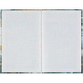 Бизнес-тетрадь Attache Selection А5 96 листов серая/голубая в клетку на сшивке (125x200 мм)