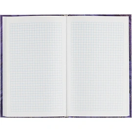 Бизнес-тетрадь Attache Selection А5 96 листов фиолетовая в клетку на сшивке (125x200 мм)