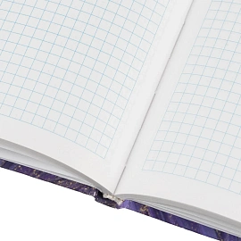 Бизнес-тетрадь Attache Selection А5 96 листов фиолетовая в клетку на сшивке (125x200 мм)