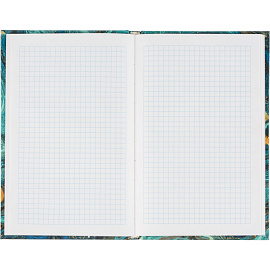 Бизнес-тетрадь Attache Selection А5 96 листов бирюзовая в клетку на сшивке (125x200 мм)