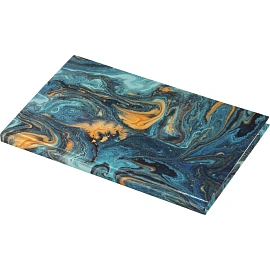 Бизнес-тетрадь Attache Selection А5 96 листов бирюзовая в клетку на сшивке (125x200 мм)