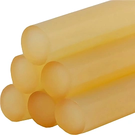 Стержни клеевые для термопистолета Практика 11x100 мм жёлтые 6 штук в упаковке