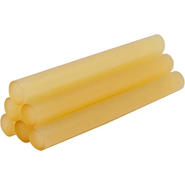 Стержни клеевые для термопистолета Практика 11x100 мм жёлтые 6 штук в упаковке