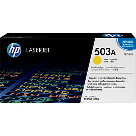 Картридж лазерный HP 503A Q7582A желтый оригинальный