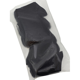 Носки мужские черные без рисунка размер 25 (50 пар в упаковке)