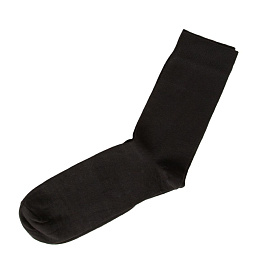 Носки мужские черные без рисунка размер 29 (50 пар в упаковке)