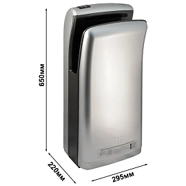 Сушилка для рук электрическая Puff-8870C сенсорная серебристая