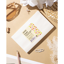 Стикеры Attache Simple 76х127 мм пастельные желтые (1 блок на 100 листов)