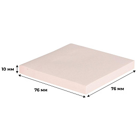 Стикеры Attache Simple 76х76 мм пастельные розовые (1 блок на 100 листов)