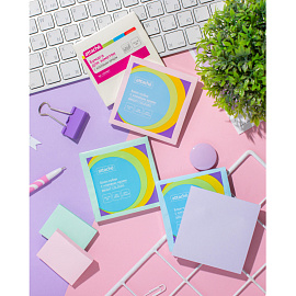 Стикеры Attache Simple 76х76 мм пастельные фиолетовые (1 блок на 100 листов)