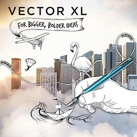 Ручка перьевая Parker Vector XL цвет чернил синий, цвет корпуса бирюзовый/металлик (артикул производителя 2159761)