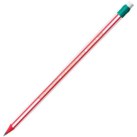 Карандаш чернографитный HB с ластиком BIC Evolution Stripes заточенный шестигранный фото Карандаш чернографитный HB с ластиком BIC Evolution Stripes заточенный шестигранный