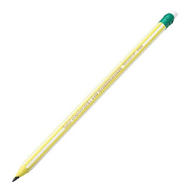 Карандаш чернографитный HB с ластиком BIC Evolution Stripes заточенный шестигранный фото Карандаш чернографитный HB с ластиком BIC Evolution Stripes заточенный шестигранный