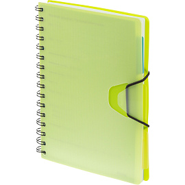 Ежедневник недатированный Attache Bright Colours пластик А5 136 листов зеленый