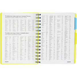 Ежедневник недатированный Attache Bright Colours пластик А5 136 листов зелёный