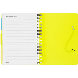 Ежедневник недатированный Attache Bright Colours пластик А5 136 листов зелёный