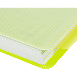 Ежедневник недатированный Attache Bright Colours пластик А5 136 листов зелёный
