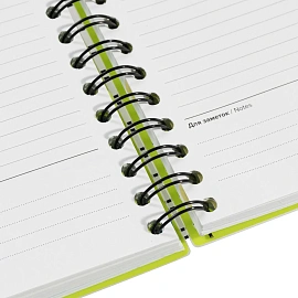 Ежедневник недатированный Attache Bright Colours пластик А5 136 листов зелёный