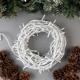 Гирлянда светодиодная нить разноцветный свет 200 светодиодов (20 м) фото Гирлянда светодиодная нить разноцветный свет 200 светодиодов (20 м)