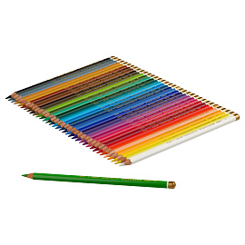 Карандаши цветные художественные классические Koh-i-Noor Polycolor 36 карандашей 36 цветов шестигранные