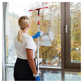 Насадка шубка для мытья окон для щетки Эволюшн микроволоконная 35см 500207